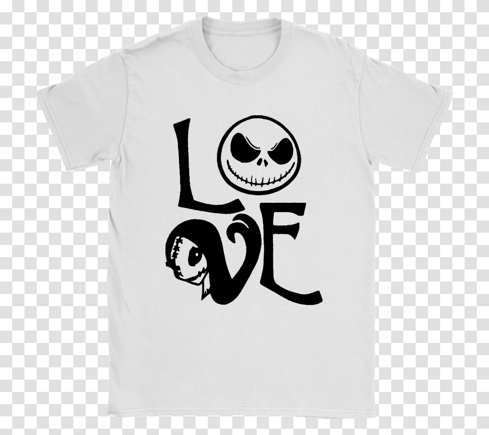 Jack Skellington And Sally Love The Nightmare Before Snake, Apparel, T-Shirt Transparent Png