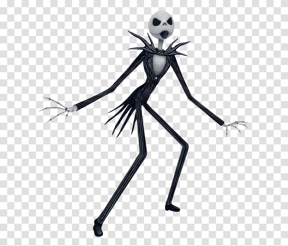 Jack Skellington, Bow, Flamingo, Bird Transparent Png