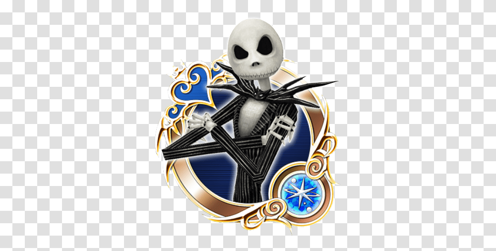 Jack Skellington Khux Wiki Olette Kingdom Hearts 2, Symbol, Logo, Trademark, Emblem Transparent Png