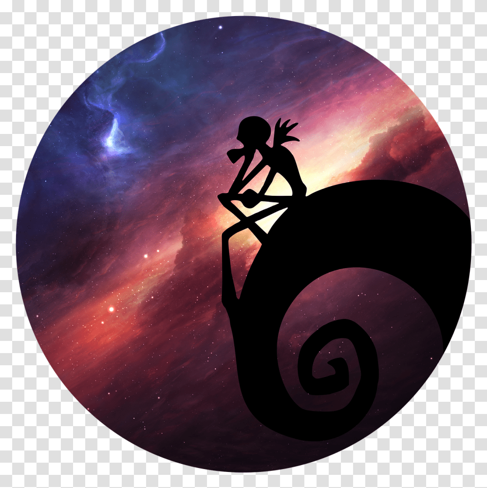 Jack Skellington Logo Design Silhouette Nightmare Jack Skellington, Sphere, Astronomy, Outer Space, Universe Transparent Png