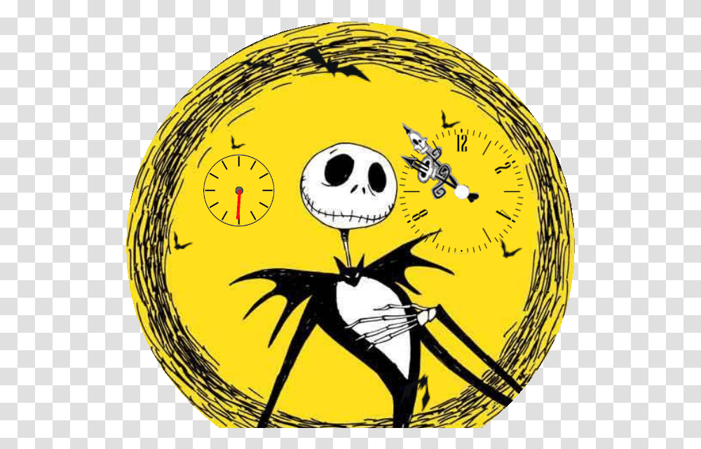 Jack Skellington Nightmare Before Christmas Characters Drawings, Clock Tower, Symbol, Logo, Animal Transparent Png