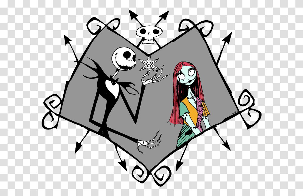 Jack Skellington Sally Nightmare Before Christmas Jack And Sally, Pirate, Poster, Advertisement Transparent Png