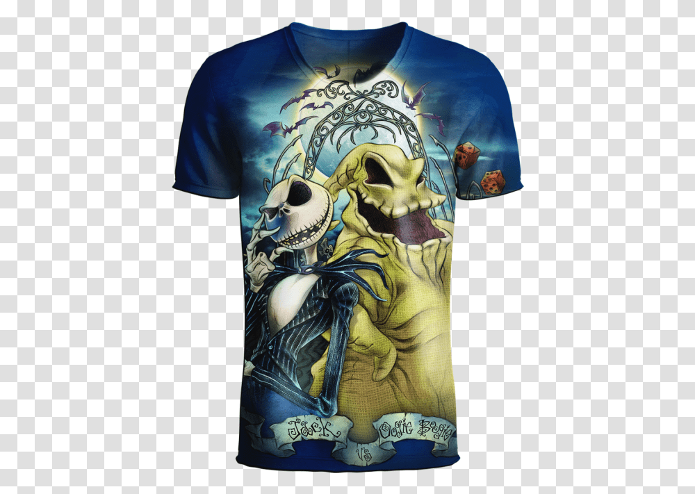 Jack Skellington T Shirt Nightmare Before Christmas Jack And Oogie Boogie, Clothing, Apparel, Skin, T-Shirt Transparent Png