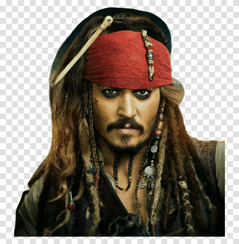 Jack Sparrow Johnny Depp Pirates Of The Caribbean Captain Jack Sparrow Movie, Person, Human, Officer, Military Uniform Transparent Png