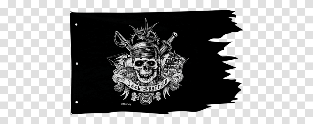 Jack Sparrow Jolly Roger Pirate Flag Davy Jones Pirate Flag, Person, Human, Doodle, Drawing Transparent Png