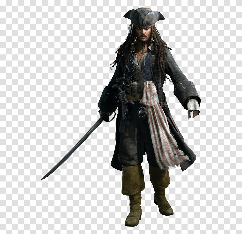 Jack Sparrow Khiii, Coat, Apparel, Person Transparent Png