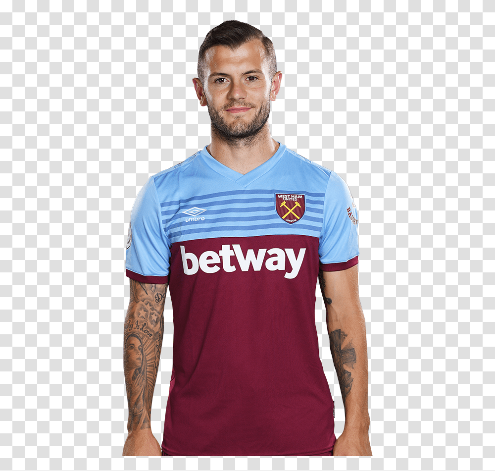 Jack Wilshere Aaron Cresswell West Ham, Apparel, Skin, Person Transparent Png