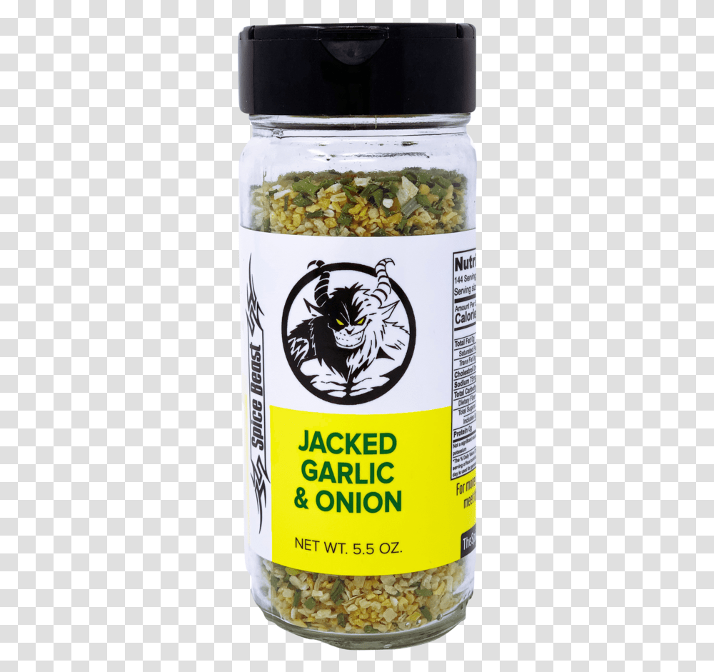 Jacked Garlic And Onion Spice, Food, Plant, Cat, Tin Transparent Png