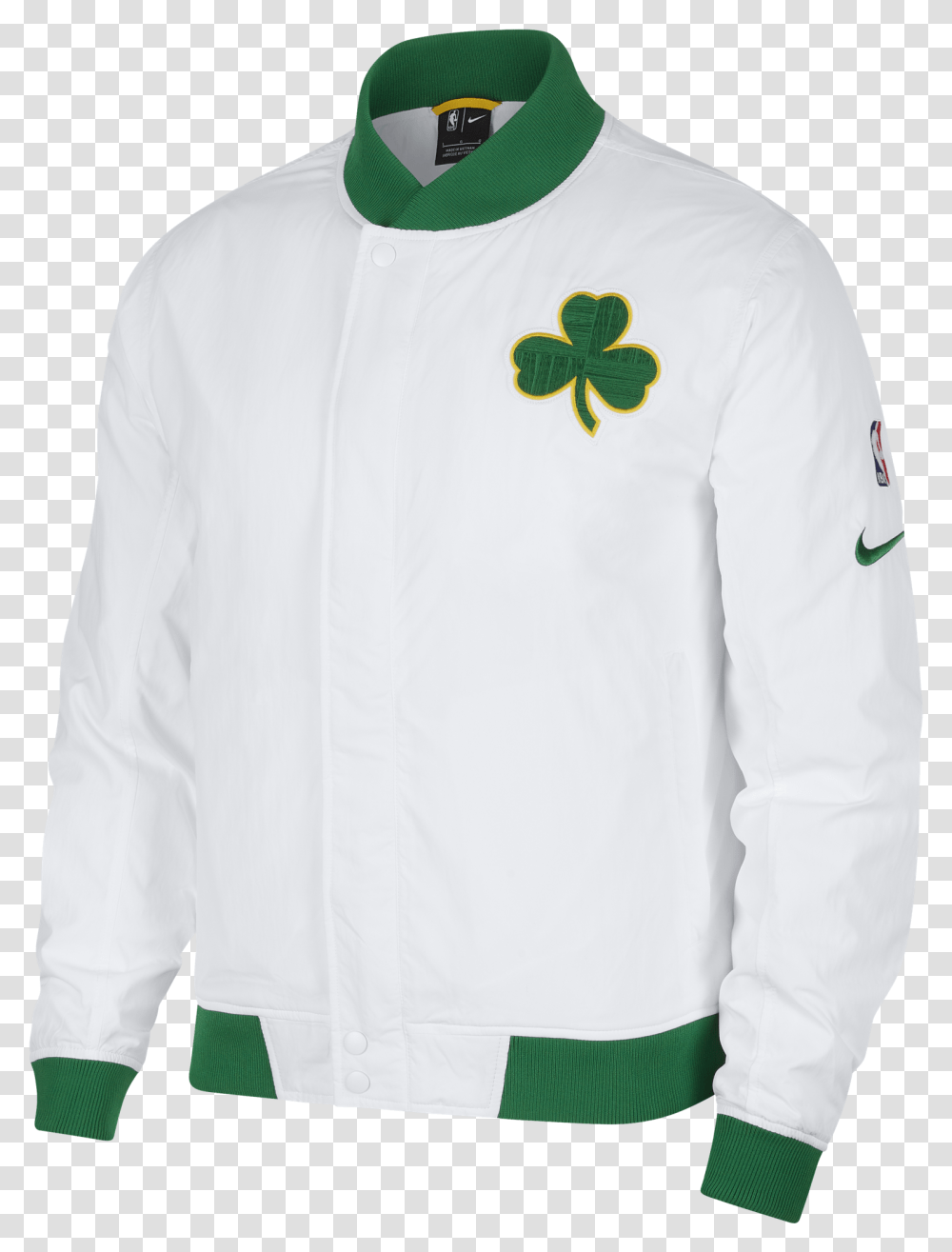 Jacket Nike Courtside Boston Celtics, Sleeve, Long Sleeve, Sweatshirt Transparent Png