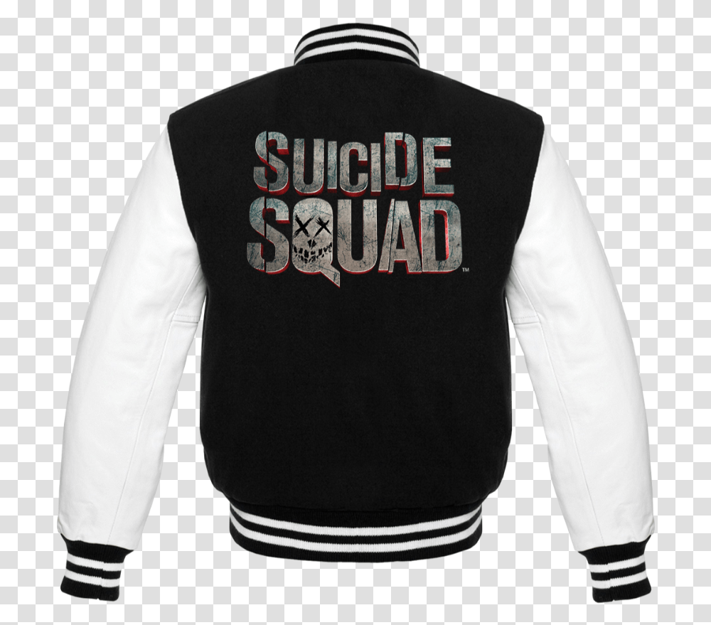 Jacket Suicide Squad Back Clip Arts Harley Quinn, Apparel, Coat, Long Sleeve Transparent Png