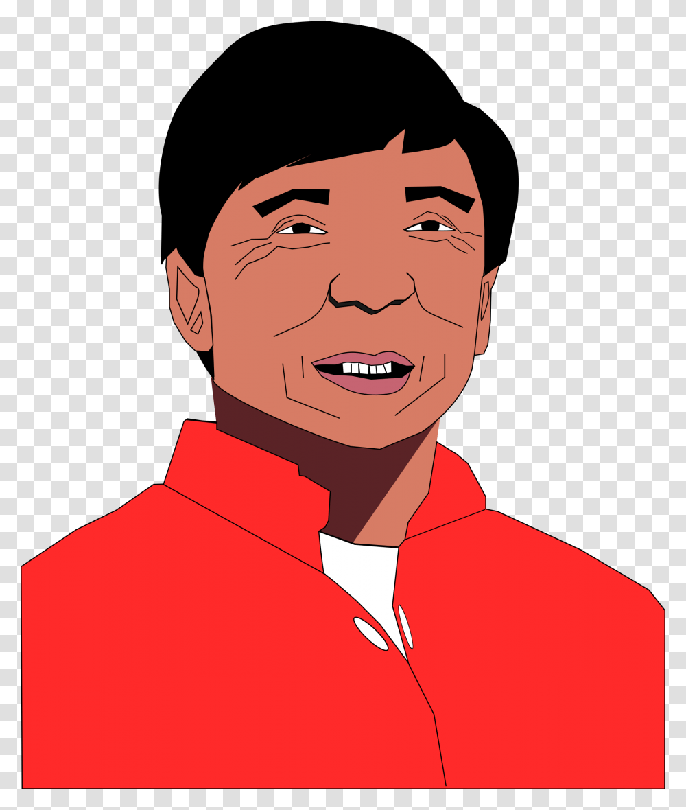 Jackie Chan Clipart An, Face, Person, Sleeve Transparent Png