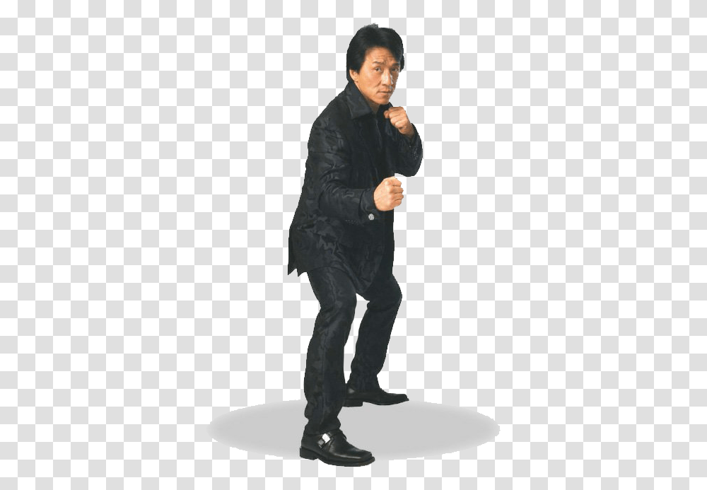 Jackie Chan Jackie Chan Full Body, Standing, Person, Suit Transparent Png