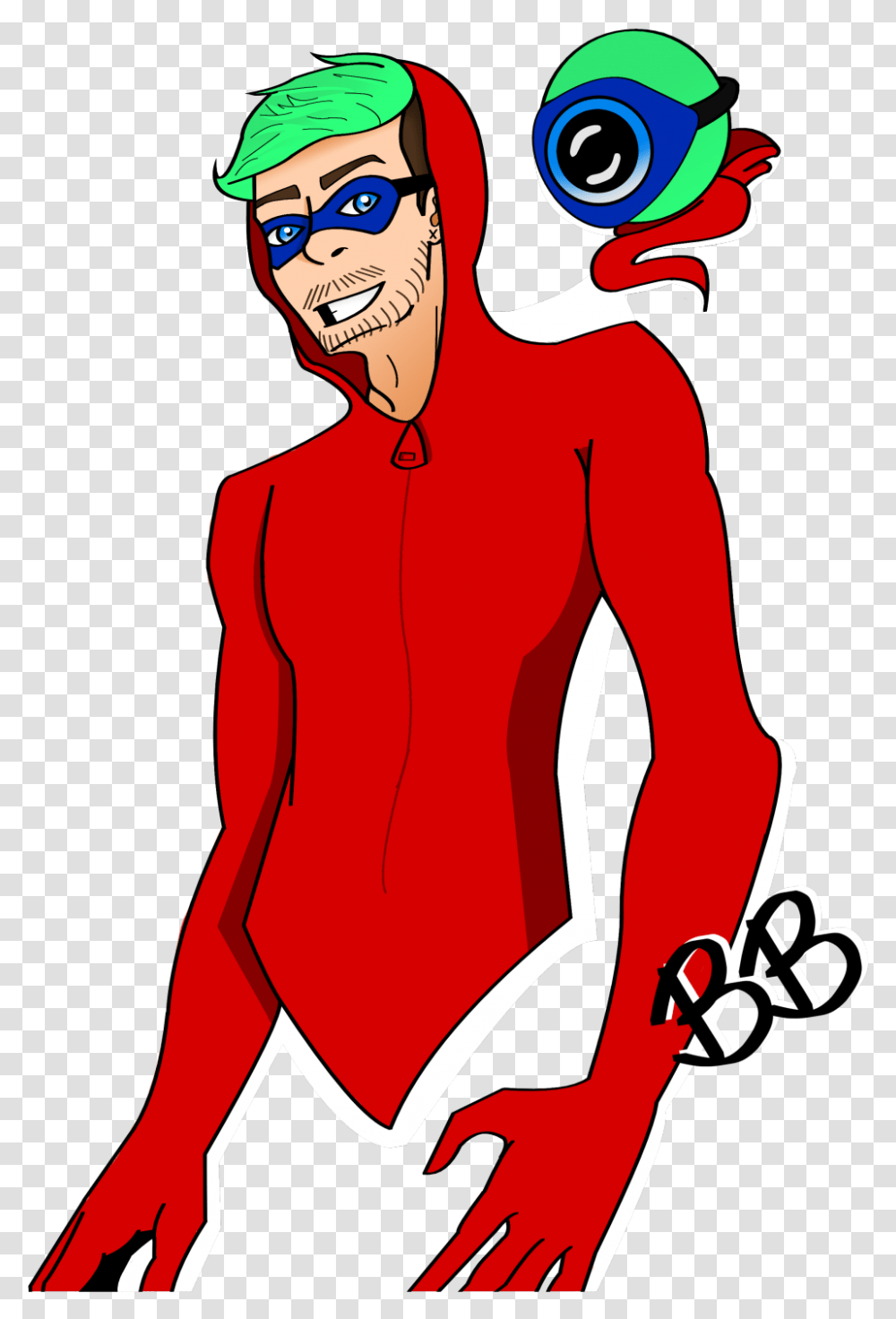 Jackieboy Man And Septic Sam Here To Save The Day Jacksepticeye Art Jackieboy Man, Sleeve, Long Sleeve, Person Transparent Png