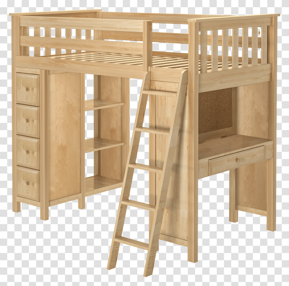 Jackpot 5 N Loft Bed, Furniture, Wood, Plywood, Bunk Bed Transparent Png
