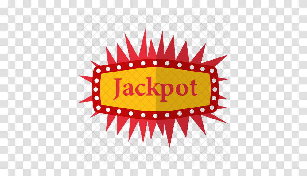 Jackpot Icon Illustration, Label, Text, Logo, Symbol Transparent Png