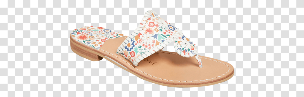 Jacks Flat Floral Icon Sandal Open Toe, Clothing, Apparel, Footwear, Flip-Flop Transparent Png