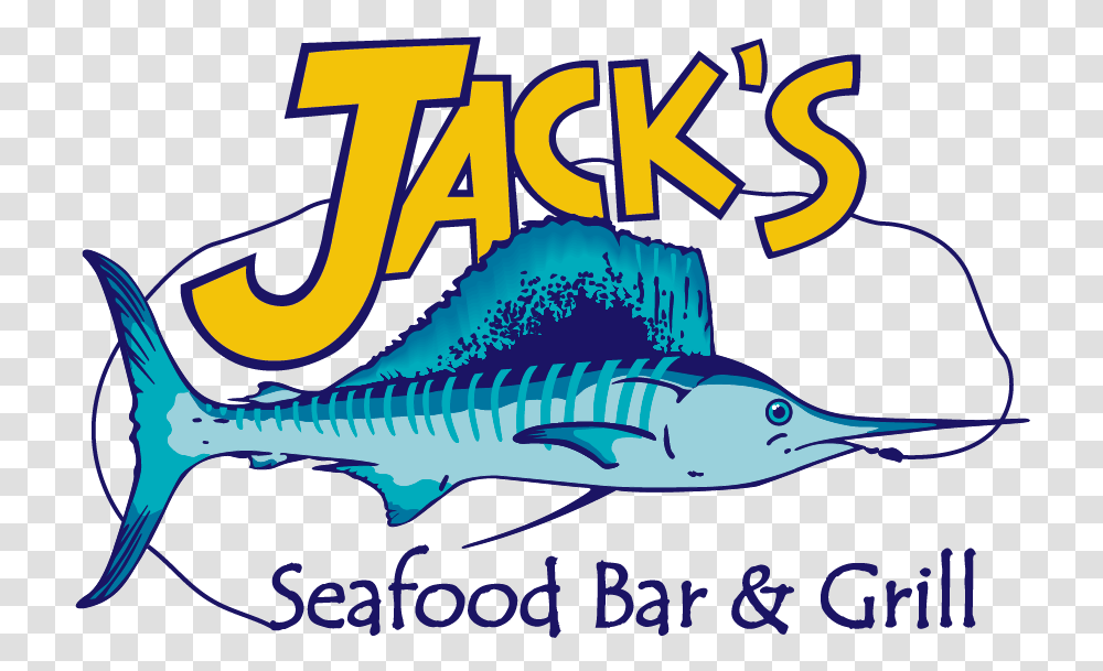Jacks Seafood Bar And Grill, Word, Animal, Sea Life, Fish Transparent Png