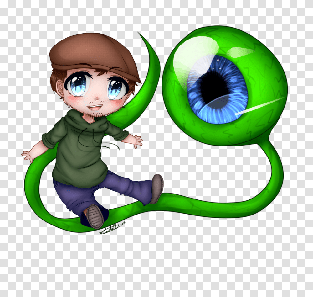 Jacksepticeye, Person, Face, Goggles, Green Transparent Png