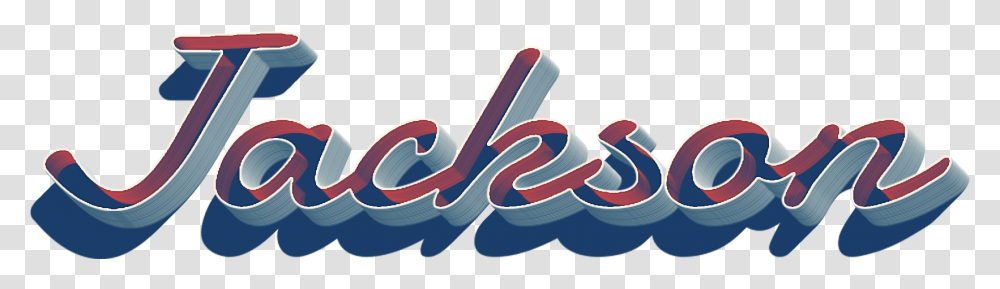 Jackson 3d Letter Name Name Jackson In 3d, Toothpaste Transparent Png