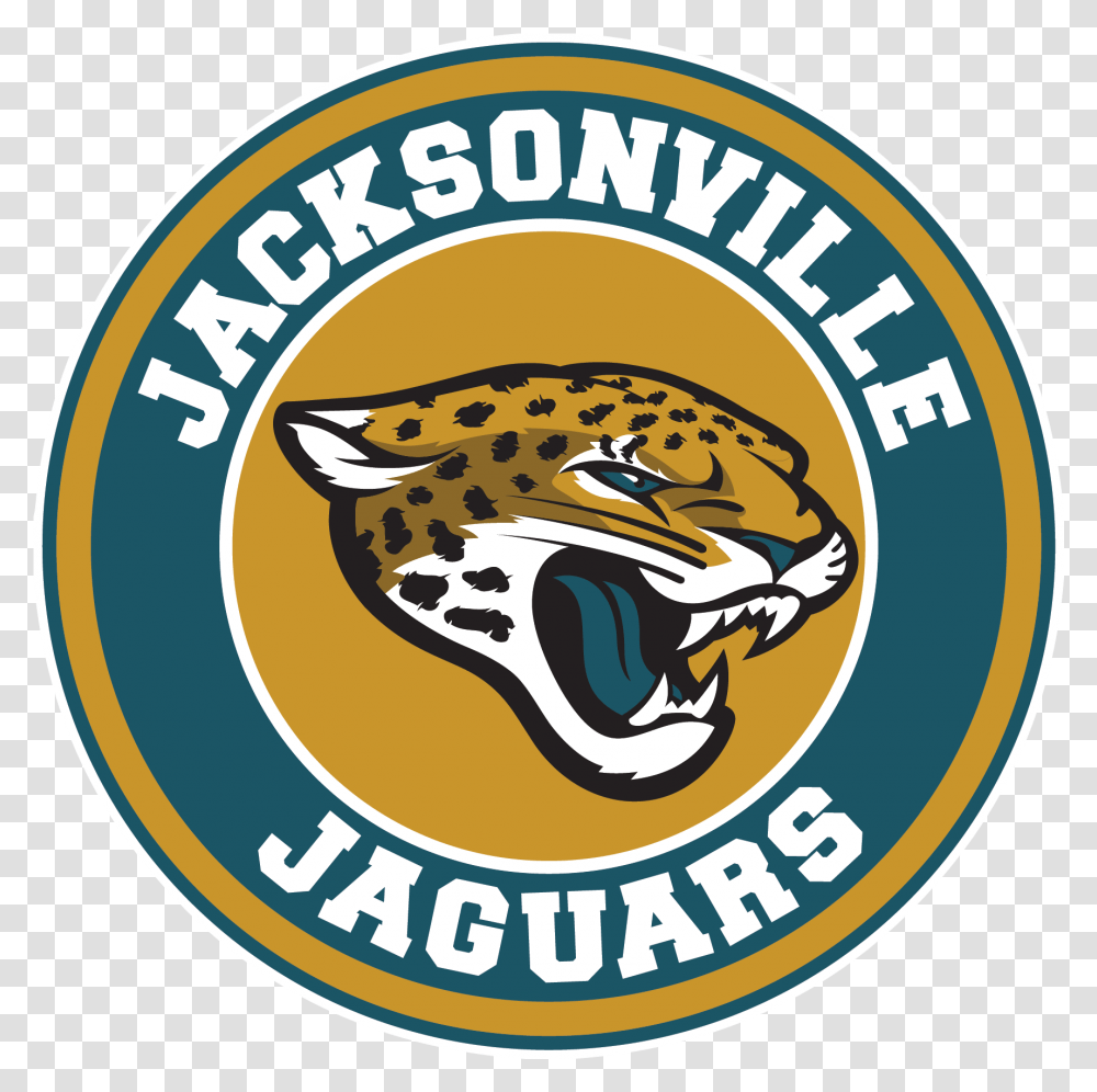 Jacksonville Jaguars Circle Logo Vinyl Jacksonville Jaguars Circle Logo, Label, Text, Symbol, Sticker Transparent Png