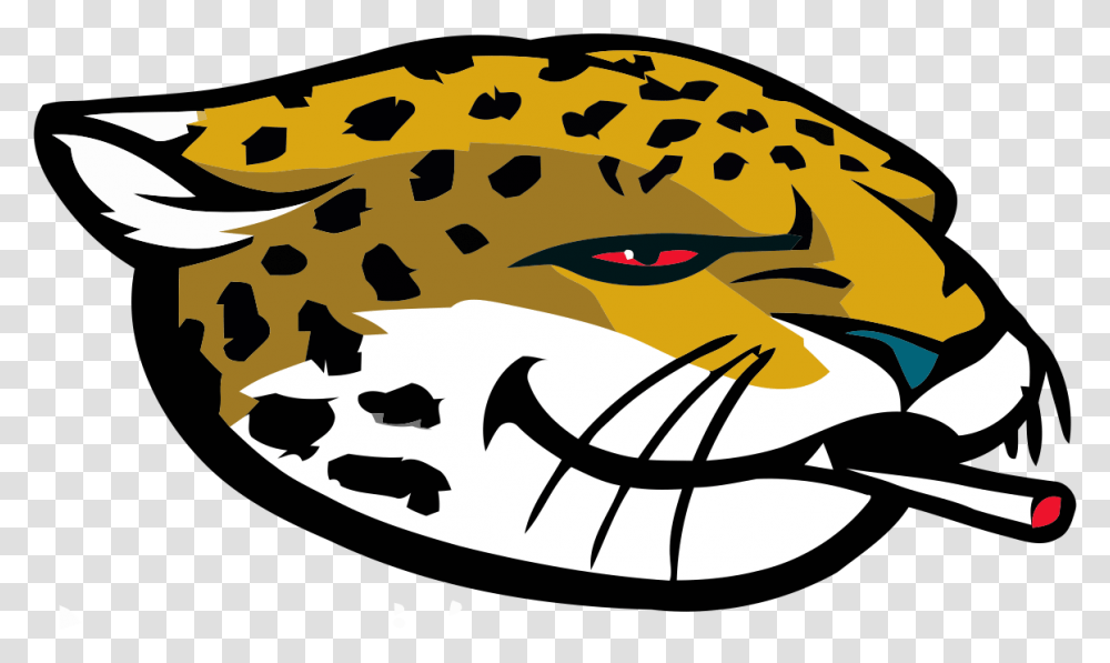 Jacksonville Jaguars Smoking Weed Logo Iron On Transfers Jacksonville Jaguars Logo, Animal, Amphibian, Wildlife, Toad Transparent Png