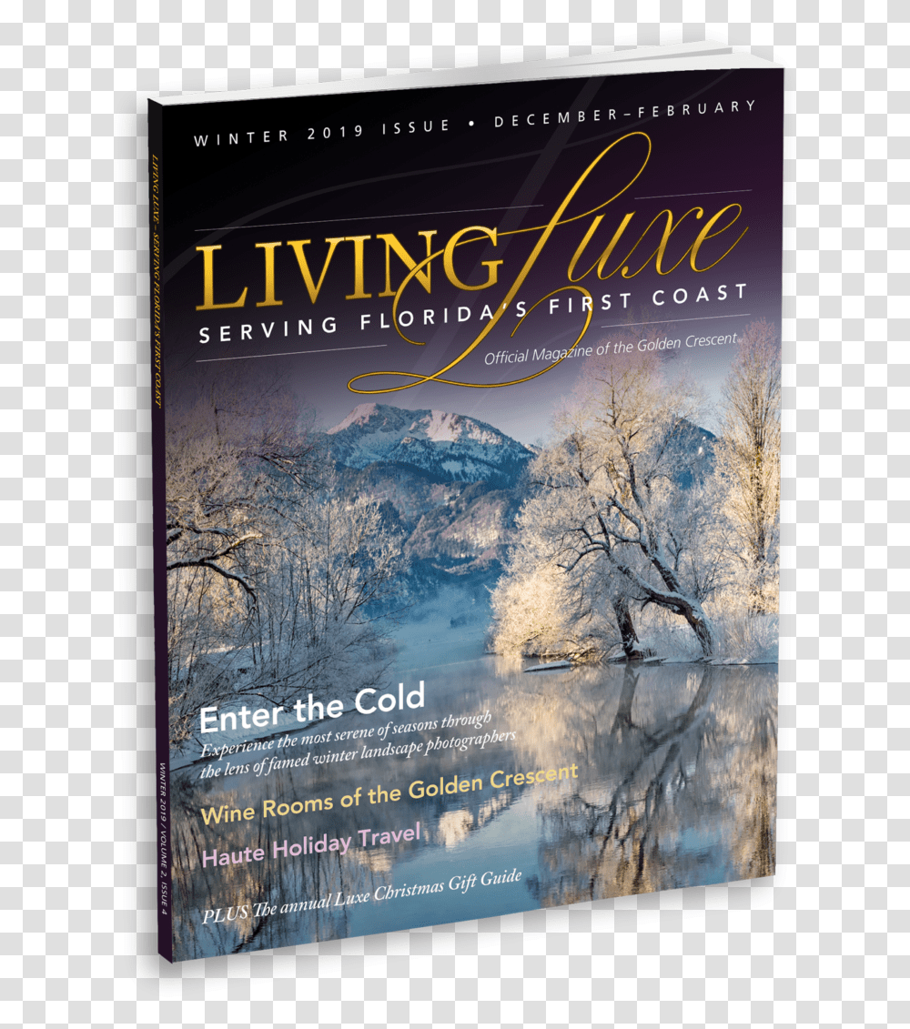 Jacksonville Luxury Magazine Winter Book Cover, Poster, Advertisement, Nature, Outdoors Transparent Png