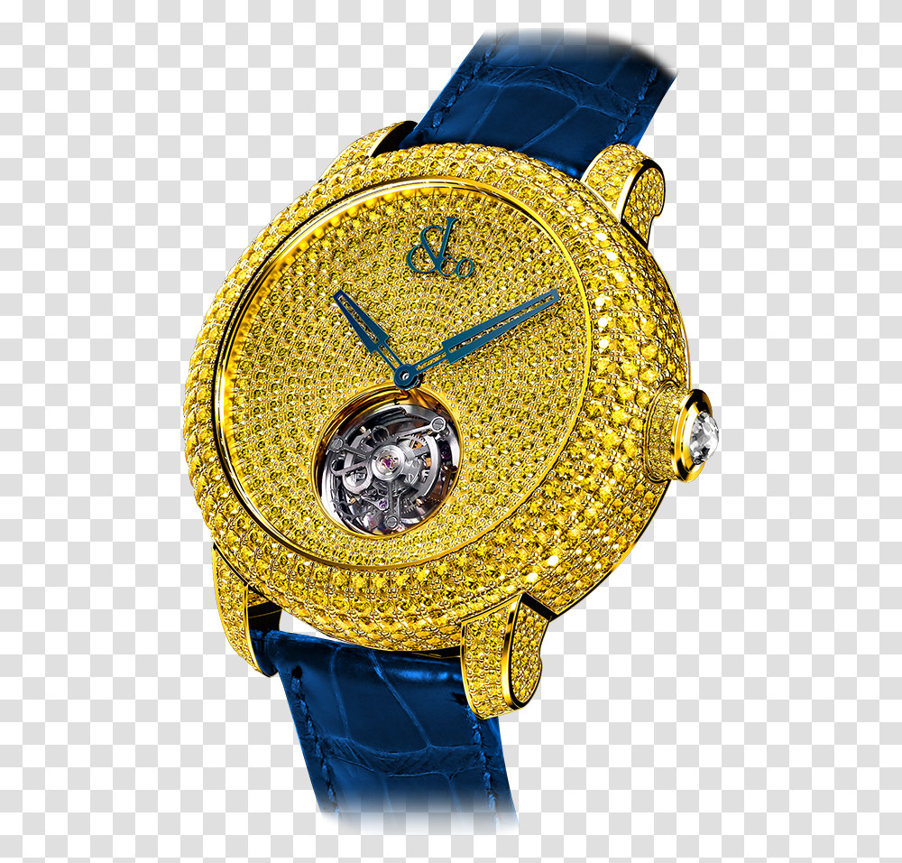 Jacob And Co Diamond Tourbillon, Wristwatch, Logo, Trademark Transparent Png