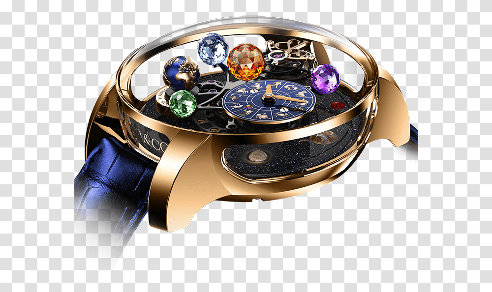 Jacob And Co Planet Watch, Wristwatch Transparent Png