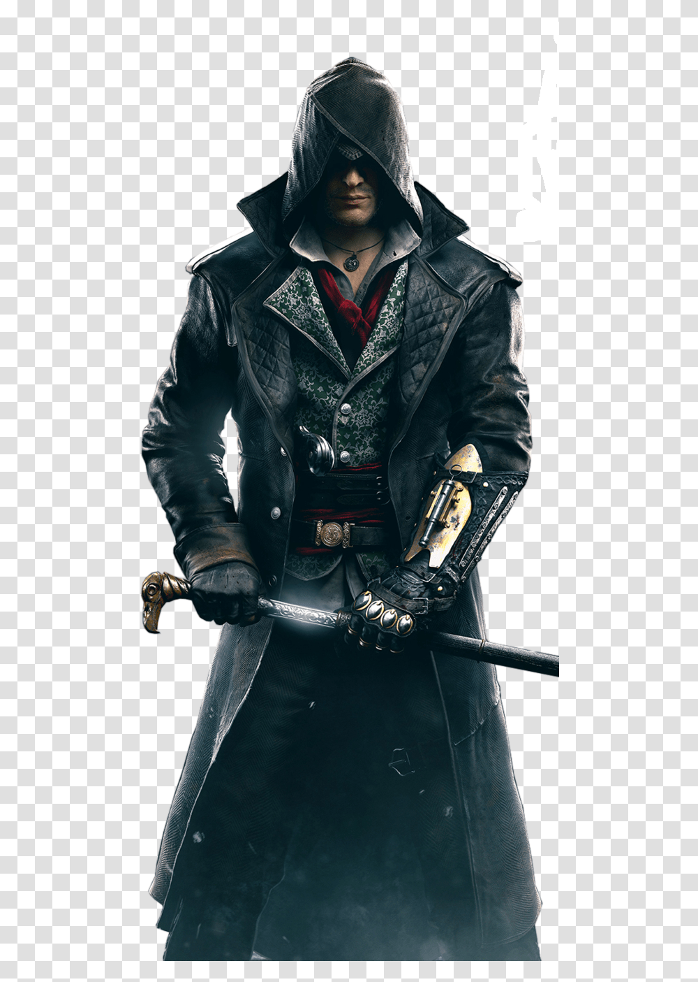 Jacob Frye Assassin's Creed Syndicate Leather Coat Assassin's Creed Syndicate, Person, Overcoat, Jacket Transparent Png