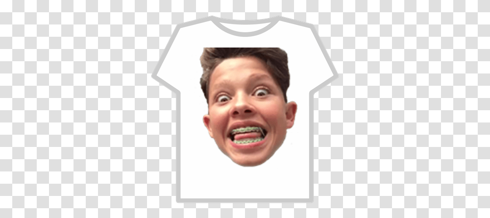 Jacob Sartorius Roblox T Shirt Template Nike, Jaw, Teeth, Mouth, Person Transparent Png