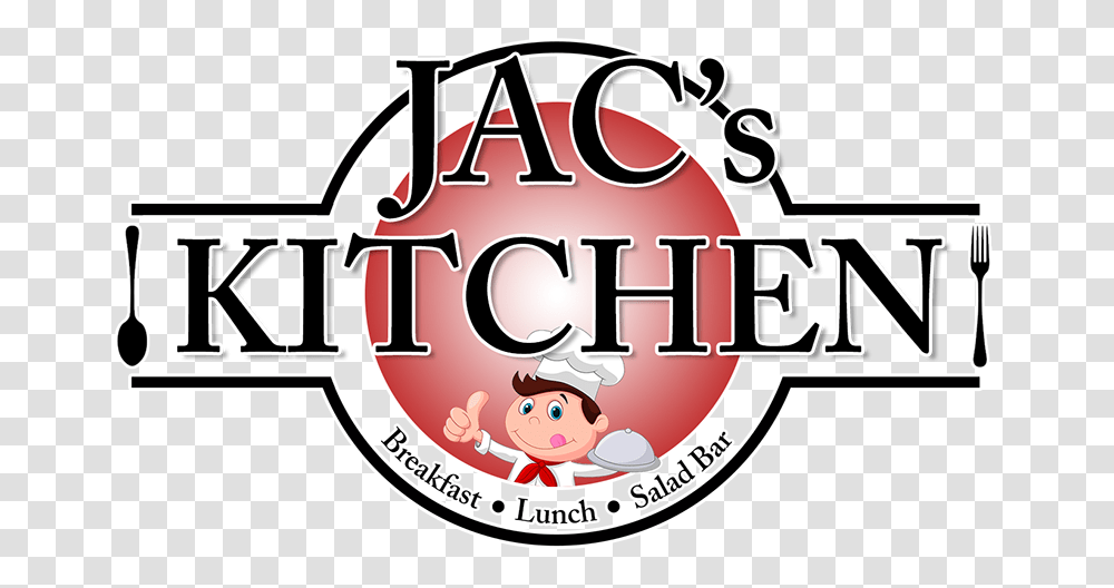 Jacs Kitchen American Dining Breakfast Lunch Salad Bar, Label, Logo Transparent Png
