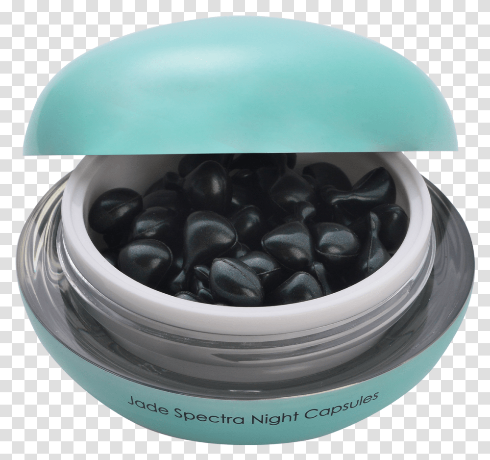Jade Spectra Night Capsules Open Lid Bilberry, Plant, Bowl, Food, Vegetable Transparent Png
