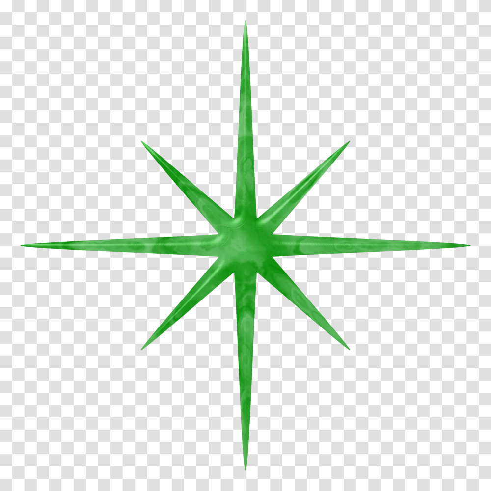 Jade Star Icons, Cross, Star Symbol, Compass Transparent Png