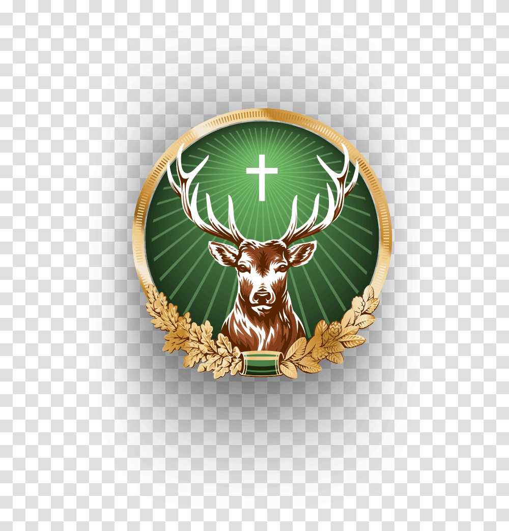 Jaegermeister Logo Logodix Jagermeister Logo, Elk, Deer, Wildlife, Mammal Transparent Png