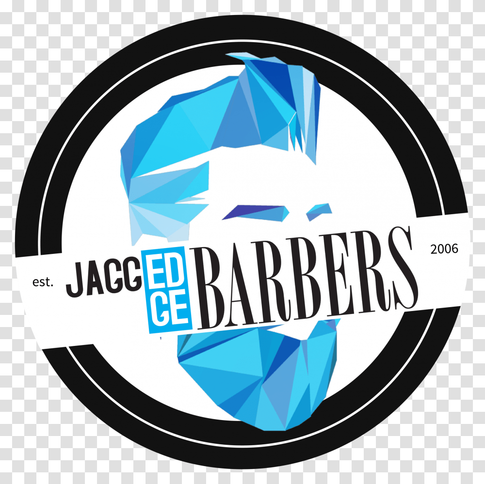 Jagged Edge Barbers Download Graphic Design, Label Transparent Png