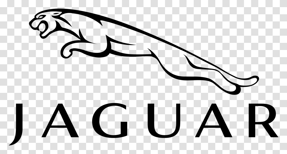 Jaguar Logo Black And White, Nature, Outdoors, Night, Outer Space Transparent Png