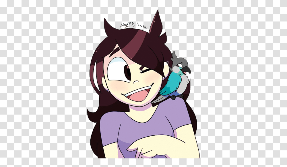 Jaiden Animations Jaiden Animations, Female, Art, Book, Face Transparent Png