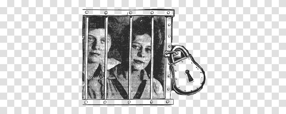 Jail Person, Gate, Collage, Poster Transparent Png