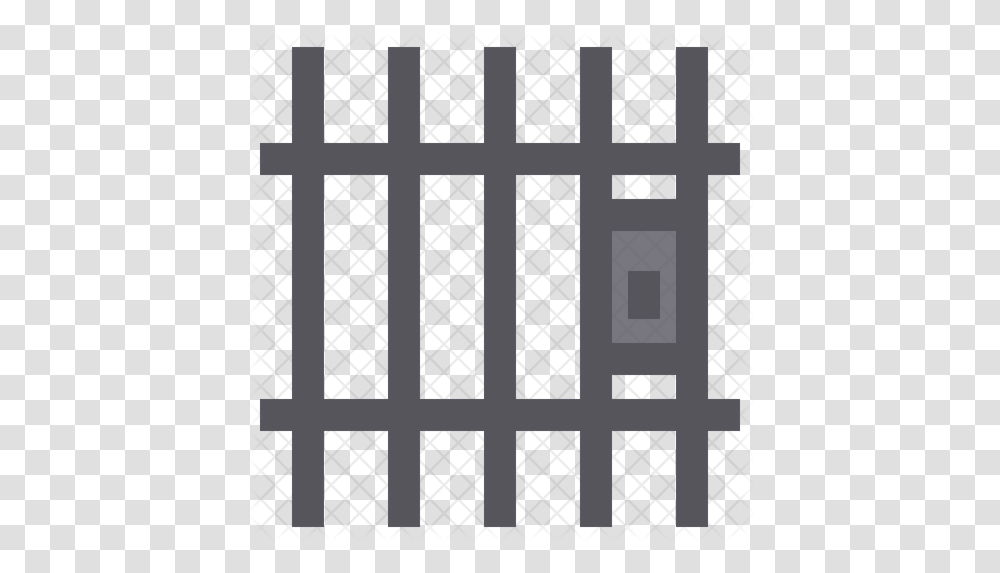 Jail Icon Fence, Gate, Grille, Prison, Pattern Transparent Png