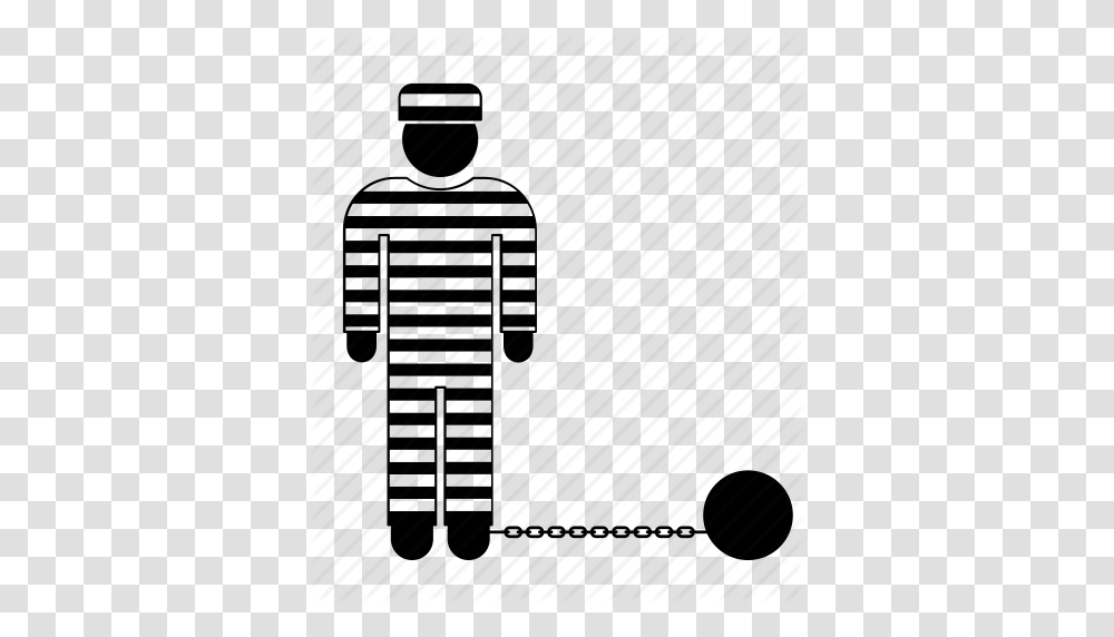 Jail Man Penitientary People Person Prison Prisoner Icon, Silhouette, Hand, Standing Transparent Png