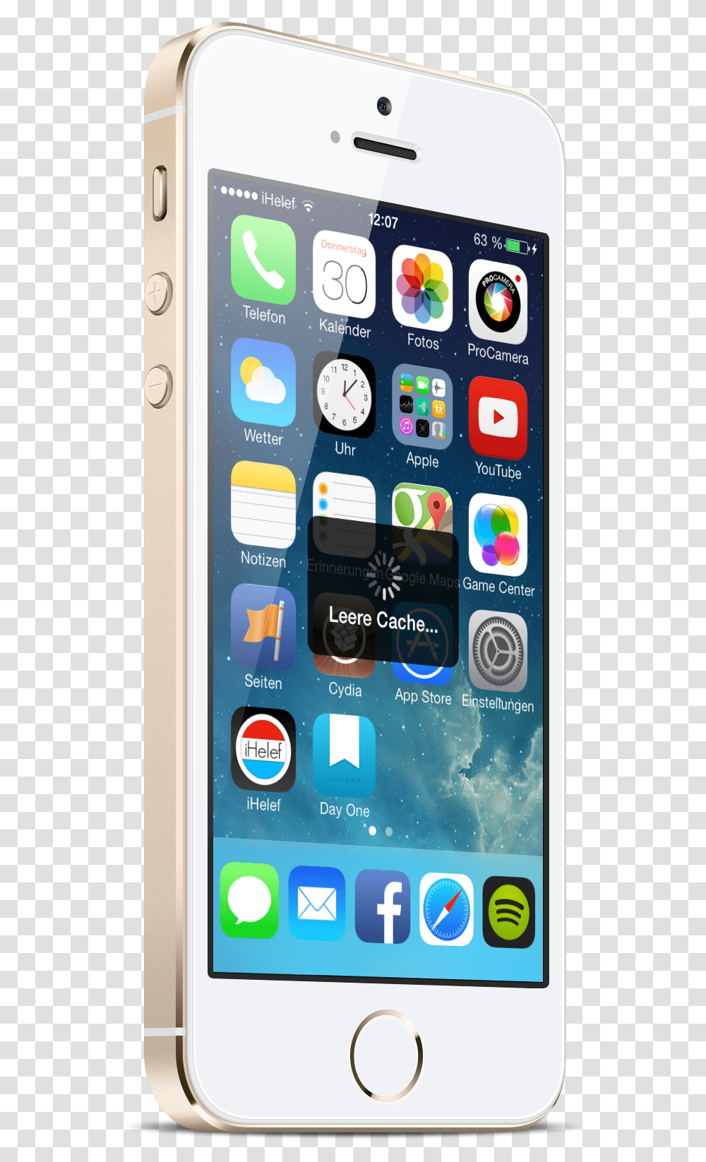 Jailbreak Ihelef Apple Iphone 5s Gold, Mobile Phone, Electronics, Cell Phone, Clock Tower Transparent Png