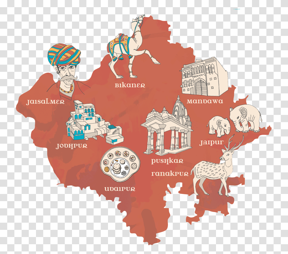 Jaipur On India Map, Diagram, Plot, Helmet, Atlas Transparent Png