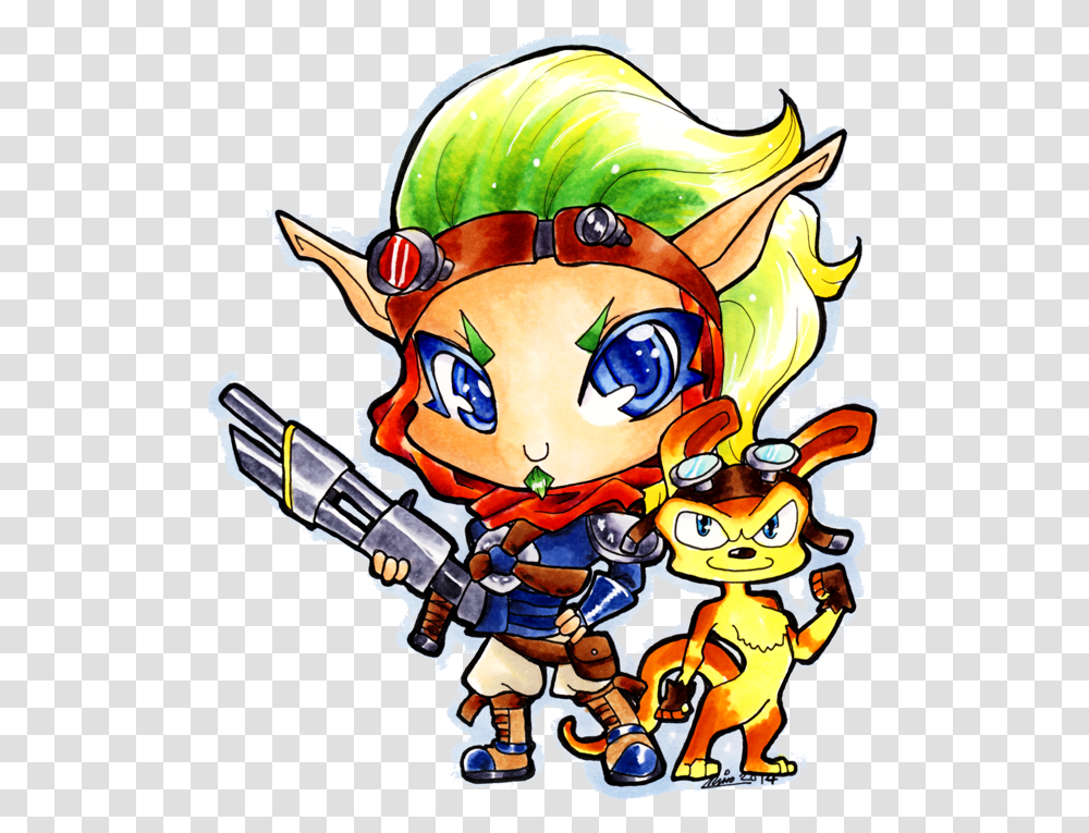Jak And Daxter Jak And Daxter Chibi, Costume, Person Transparent Png