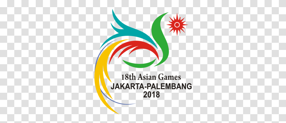 Jakarta Palembang 2018 Logopedia Fandom Logo Of Asian Games, Graphics, Poster, Advertisement, Pattern Transparent Png