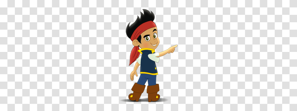 Jake And The Neverland Pirate Clipart Black And White Jake, Person, Human, Toy, Elf Transparent Png