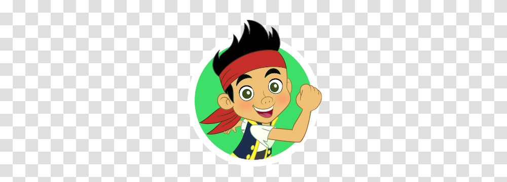 Jake And The Neverland Pirates Images Free Coloring Library, Elf, Label, Face Transparent Png
