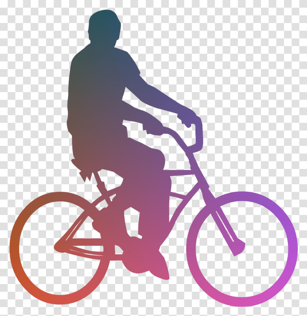 Jake Bicycle Kona Company Hybrid Cyclo Cross Clipart Bicycle People Silhouette, Vehicle, Transportation, Bike, Poster Transparent Png