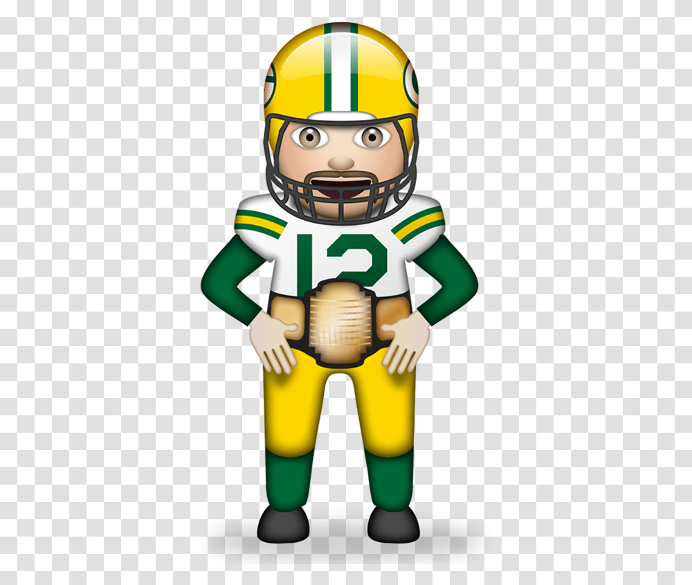 Jake Green Bay Packers Emoji, Toy, Clothing, Helmet, Team Sport Transparent Png