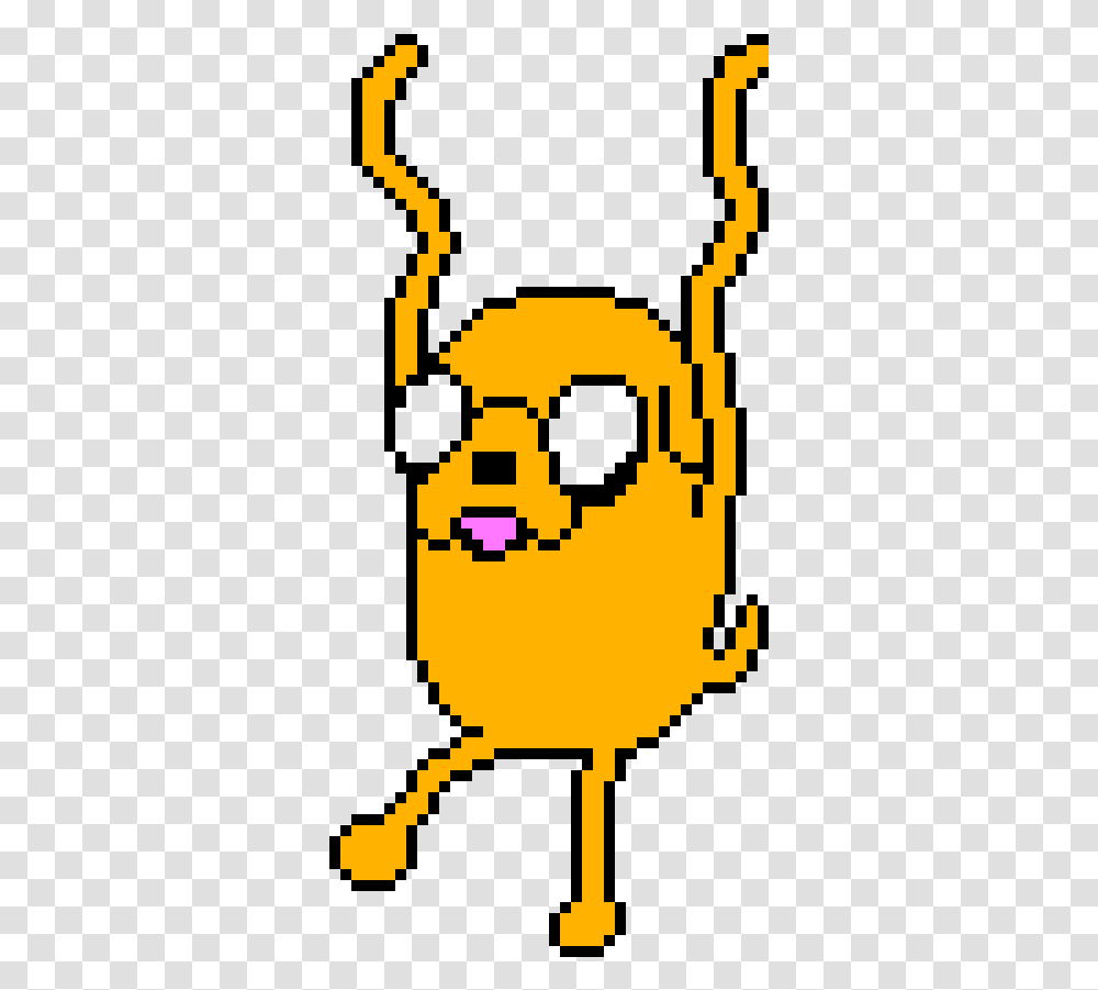 Jake The Dog Pixel Art, Pac Man, Poster, Advertisement Transparent Png