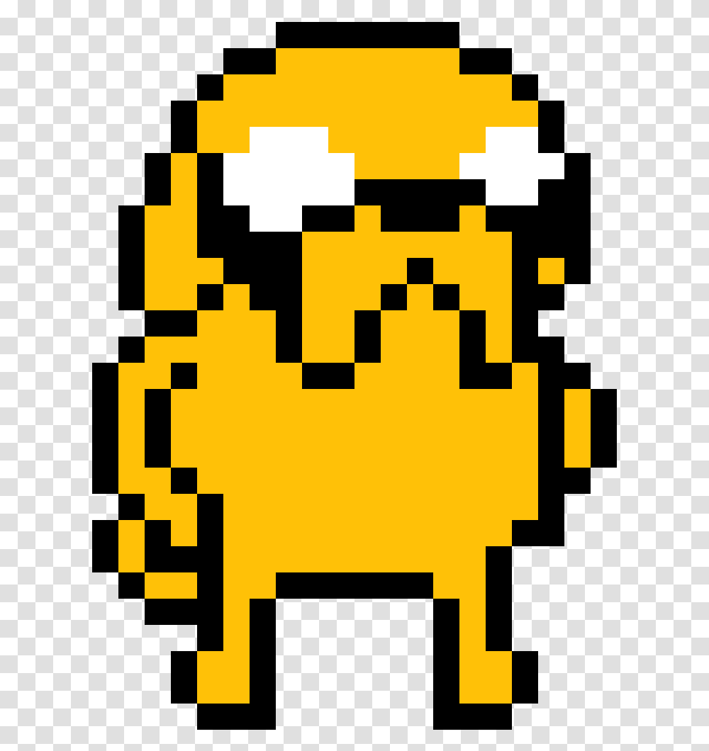 Jake The Dog Pixel Art, Pac Man Transparent Png